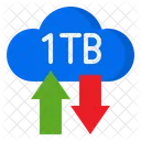 1 Tb Storage Storage Transfer Icon