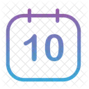 10 Date  Icon