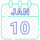 10 de enero  Icono