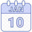 10 de enero  Icono