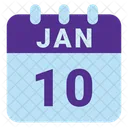 10 de enero  Icono