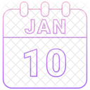 10 de enero  Icono