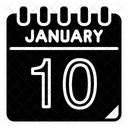 10 de enero  Icono