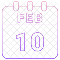 10 de febrero  Icono