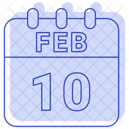 10 de febrero  Icono