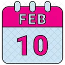 10 de febrero  Icono