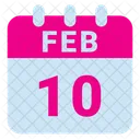 10 de febrero  Icono