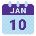 10 de janeiro  Ícone