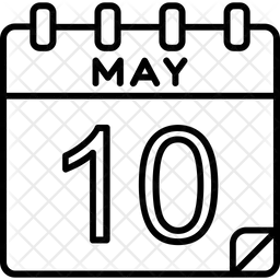 10 de maio  Ícone