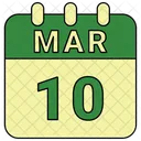 10 de marzo  Icono