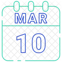 10 de marzo  Icono