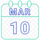 10 de marzo  Icono