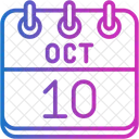 10 de octubre  Icono