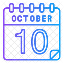 10 de octubre  Icono