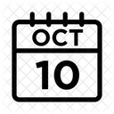 10 de octubre  Icono
