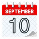 10 de setembro  Ícone