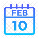 10 de febrero  Icono