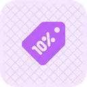 10 태그 10 라벨 할인 태그 아이콘