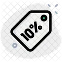 10 태그 10 라벨 할인 태그 아이콘