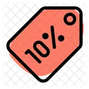 10 태그 10 라벨 할인 태그 아이콘