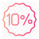 Por Ciento Descuento Porcentaje Icono