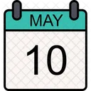 10 May May Date Icon