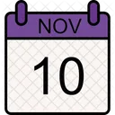 10 November Month November Icon