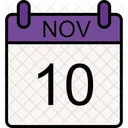10 November Month November Icono