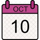 10 October October October Month Icon