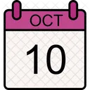 10 October October October Month Icono