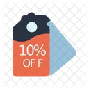 10% off tag  Icon