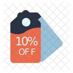 10% off tag  Icon