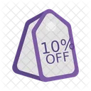 10% offer tag  Icon