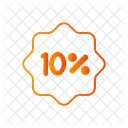 10 Percent 10 Discount Icon
