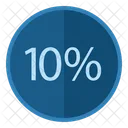 Percent Discount 10 Icon