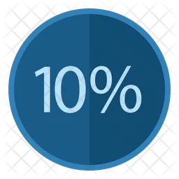 10 Percent Discount  Icon