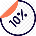 Percent Label Icon