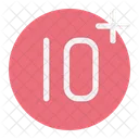 10 plus  Icon