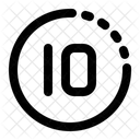 10 Second Timer Icon