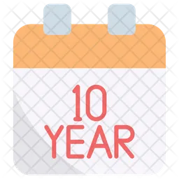 10 Year  Icon
