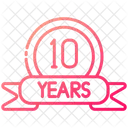 10 Years Anniversary  Icon