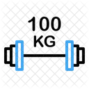 Barbell Bodybuilding Fitness Icon