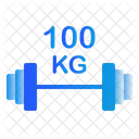 100 Kg Barbell  Icon