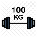 100 kg Barbell  Icon
