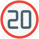 100 Km Speed  Icon