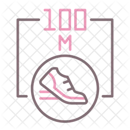 100 M Sprint  Icon