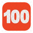 100 Number Icon