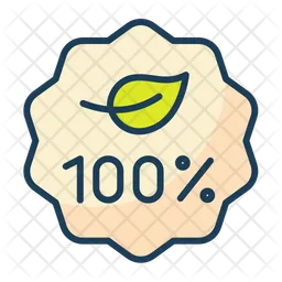 100 organicos  Icono