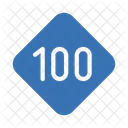 100 Speed  Icon