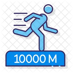 10000 M Run  Icon